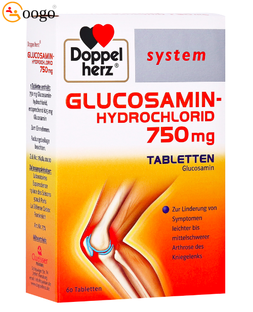 Doppelherz GLUCOSAMIN-HYDROCHLORID 750mg. 60 Tablets